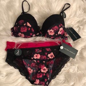 Laura Ashley matching bra and underwear